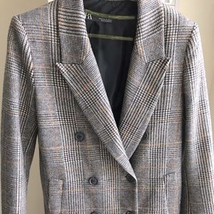 Oversized Plaid Blazer